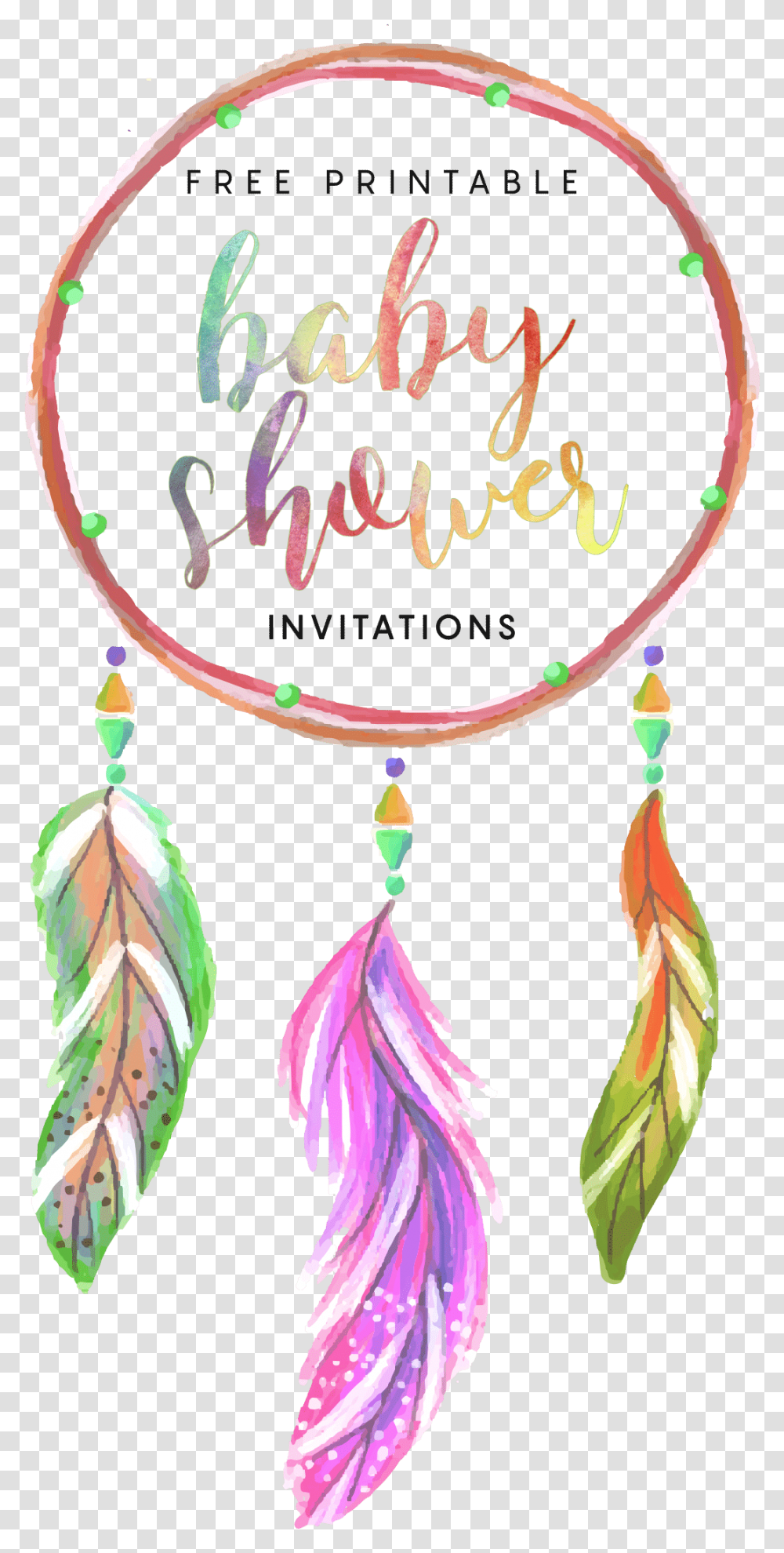 Invitation Dream Catcher Template, Accessories, Accessory, Jewelry, Necklace Transparent Png