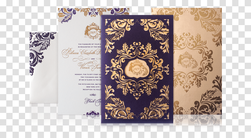 Invitation Luxury For Wedding, Floral Design, Pattern Transparent Png