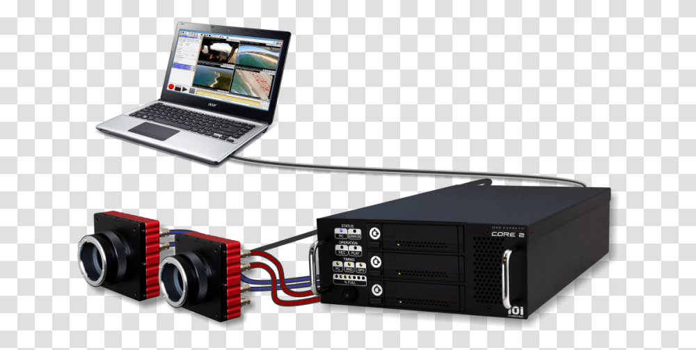 Io Industries Launches New High Performance Digital Video Multi Camera Dvr, Laptop, Pc, Computer, Electronics Transparent Png