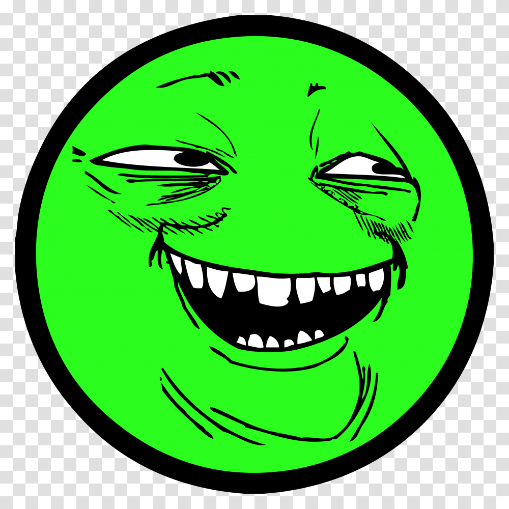 Io Internet Troll Slither Yoba Face, Green, Teeth Transparent Png