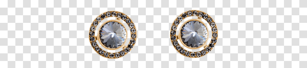 Ioaku Stud Earrings Swarovski Gold Smoke Earrings, Accessories, Diamond, Gemstone, Jewelry Transparent Png