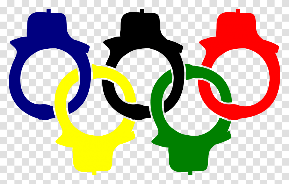 Ioc Handcuffs Clip Arts Olympic Ppt Template 3d, Light, Star Symbol Transparent Png
