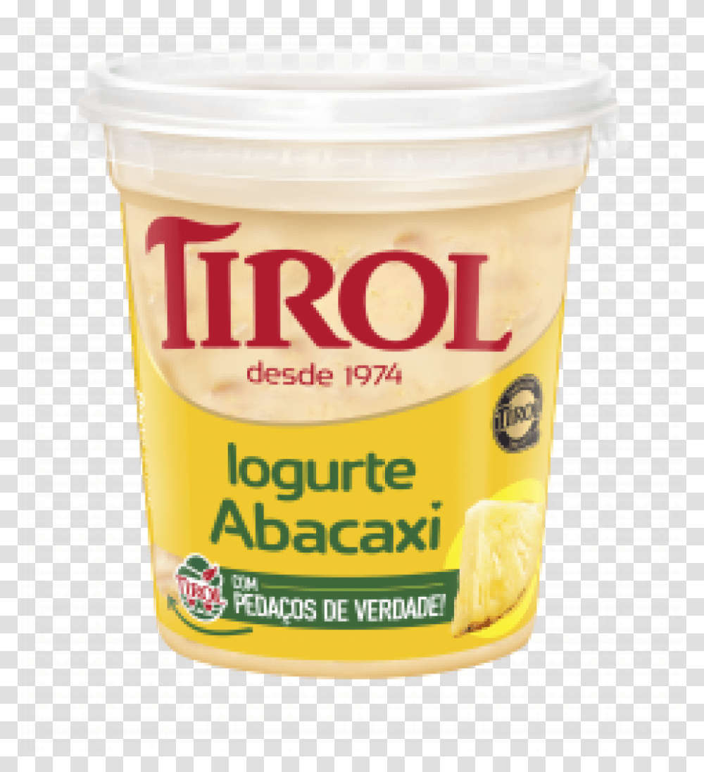 Iogurte Abacaxi Com De Fruta Iogurte Tirol Kon Frutas, Dessert, Food, Yogurt, Cream Transparent Png