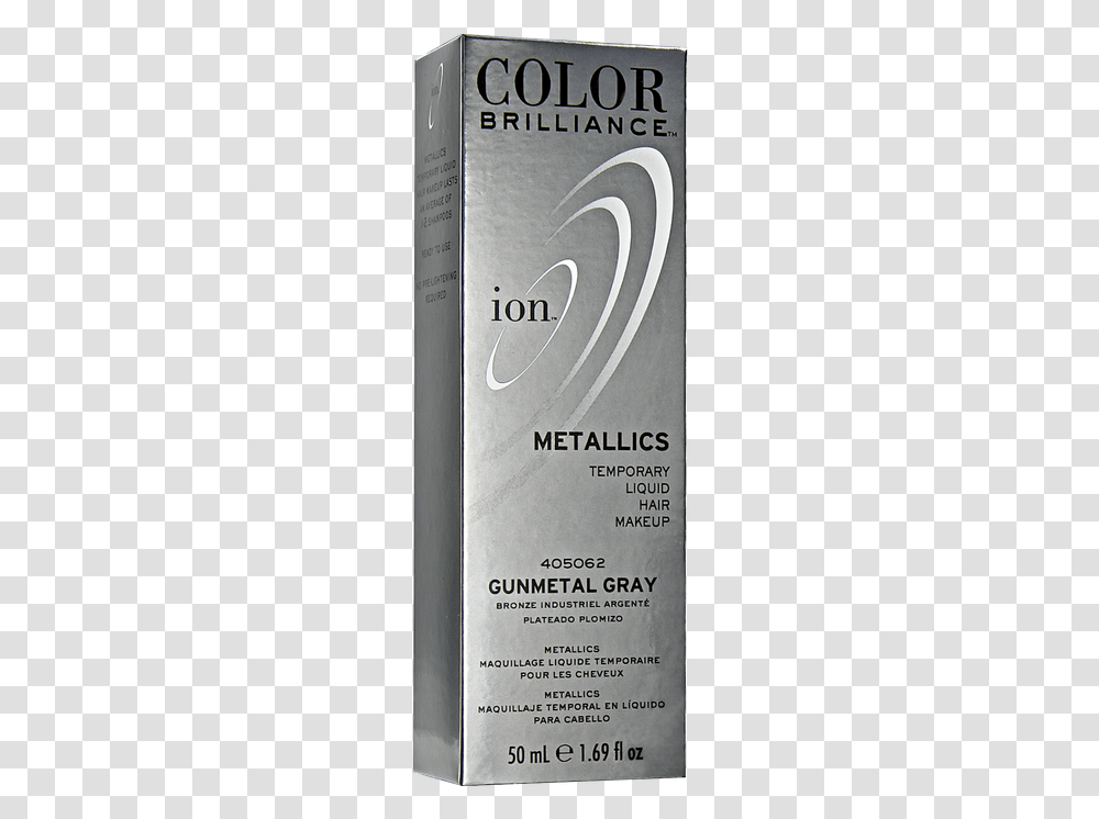 Ion Brilliance Color Gray, Bottle, Cosmetics, Book, Aftershave Transparent Png