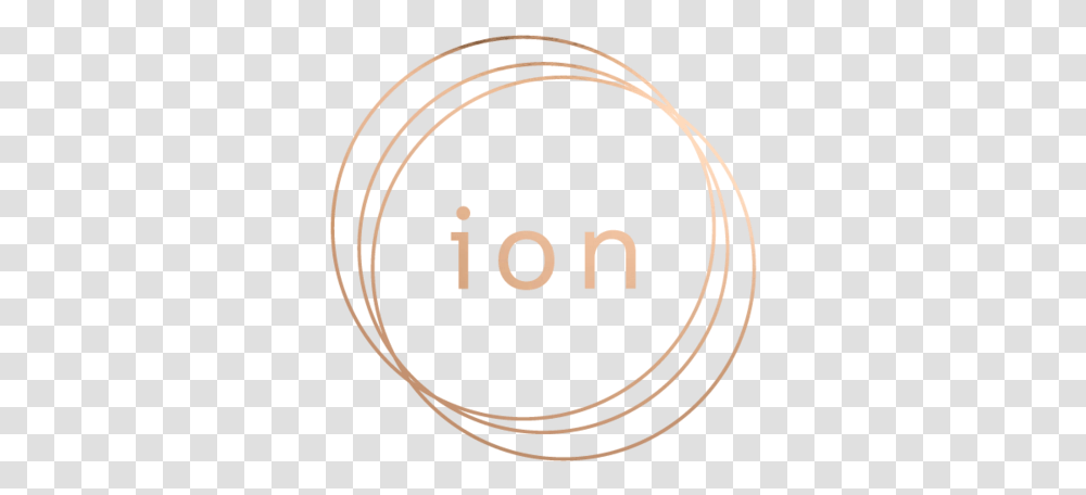 Ion Eclipseoutline Logo Rosegold Highres Footer Rose Gold Circle, Whip, Rug Transparent Png