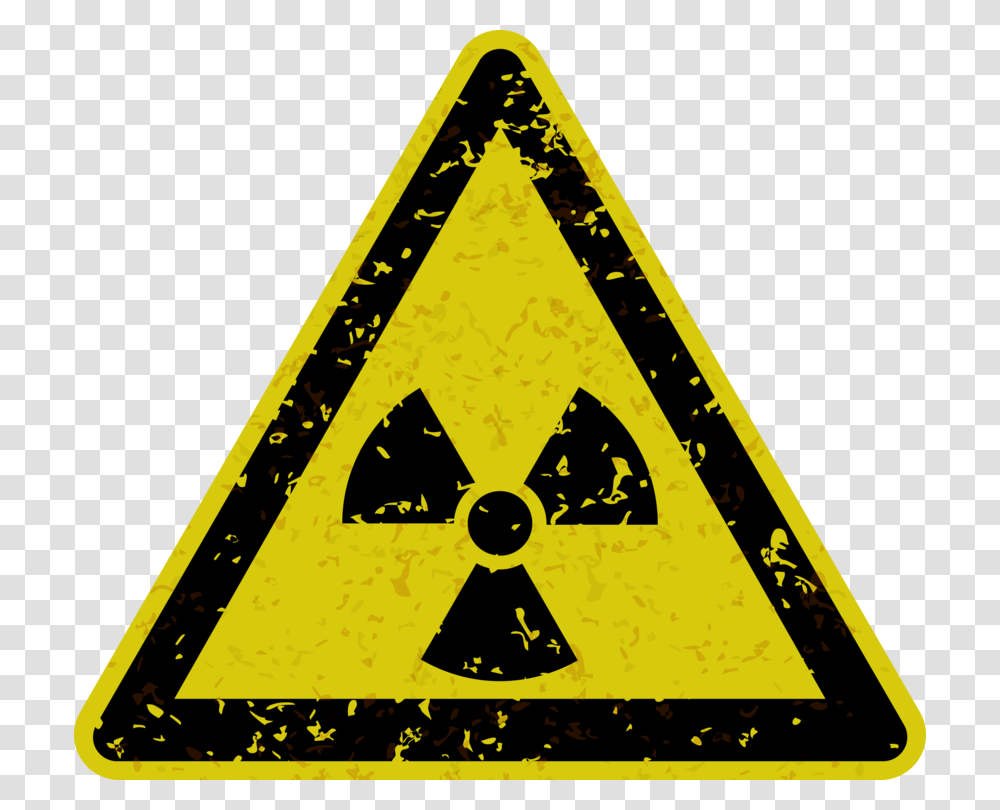 Ionizing Radiation Radioactive Decay Computer Icons Drawing Free, Triangle, Road Sign Transparent Png
