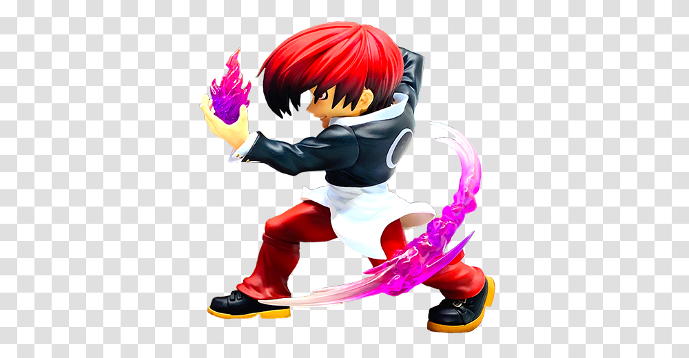 Iori Yagami The King Of Fighters Tnc Pvc Figure With Light And Sound Fictional Character, Person, Human, Shoe, Footwear Transparent Png