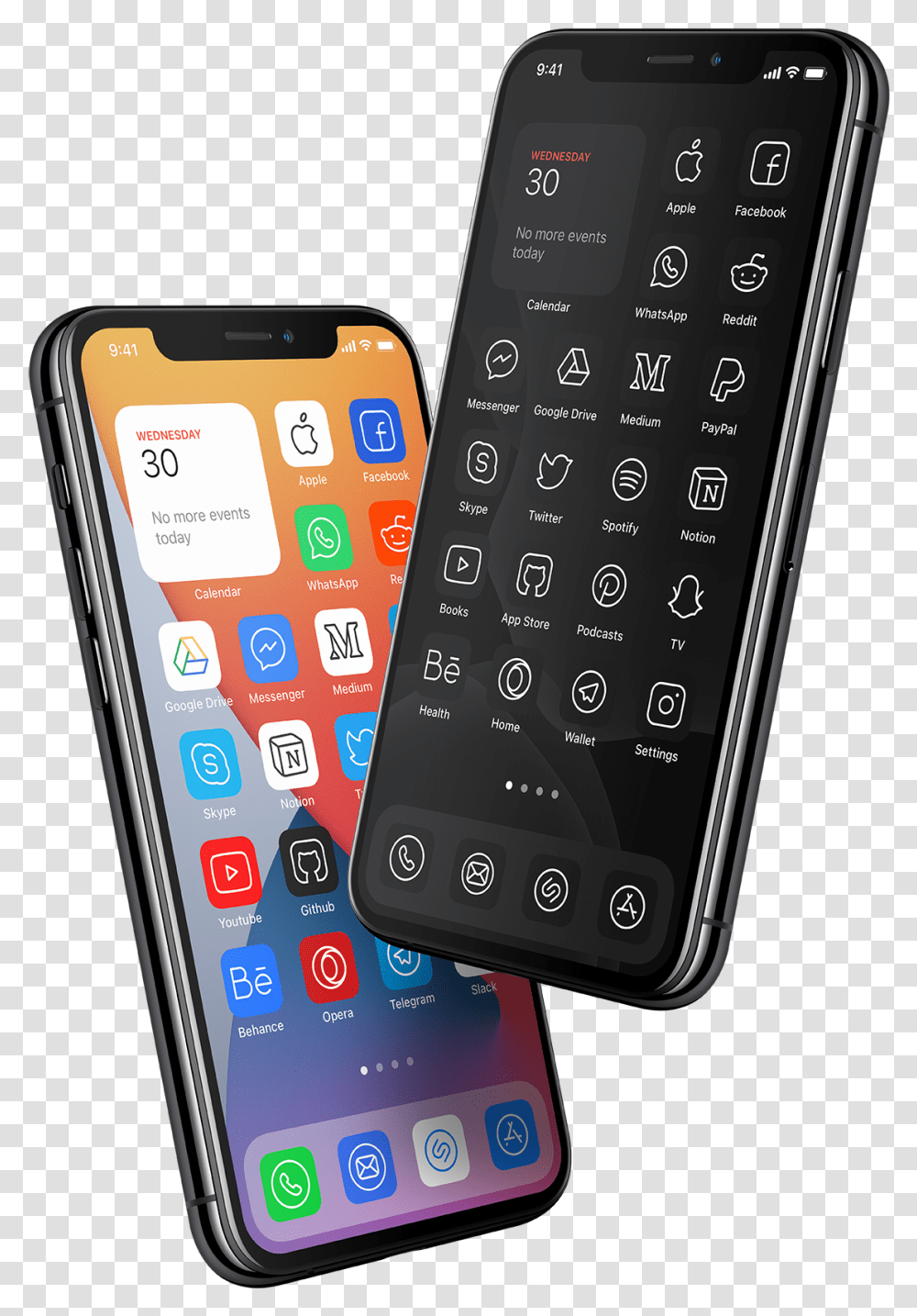 Ios 14 Icons - Custom Home Screen Pack Portable, Mobile Phone, Electronics, Cell Phone, Iphone Transparent Png