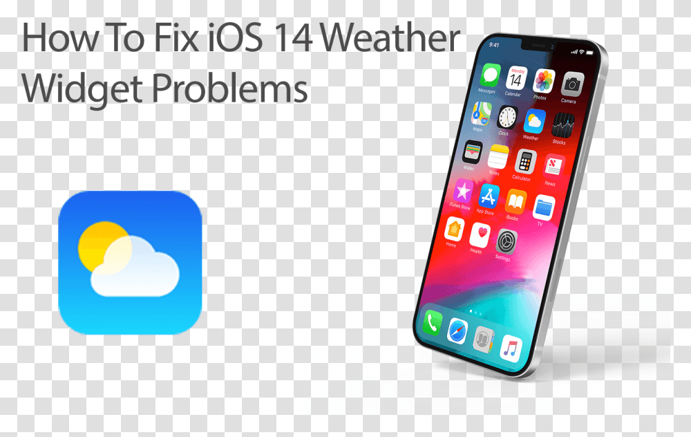 Ios 15 Weather Widgets How To Fix Iphone, Mobile Phone, Electronics, Cell Phone Transparent Png