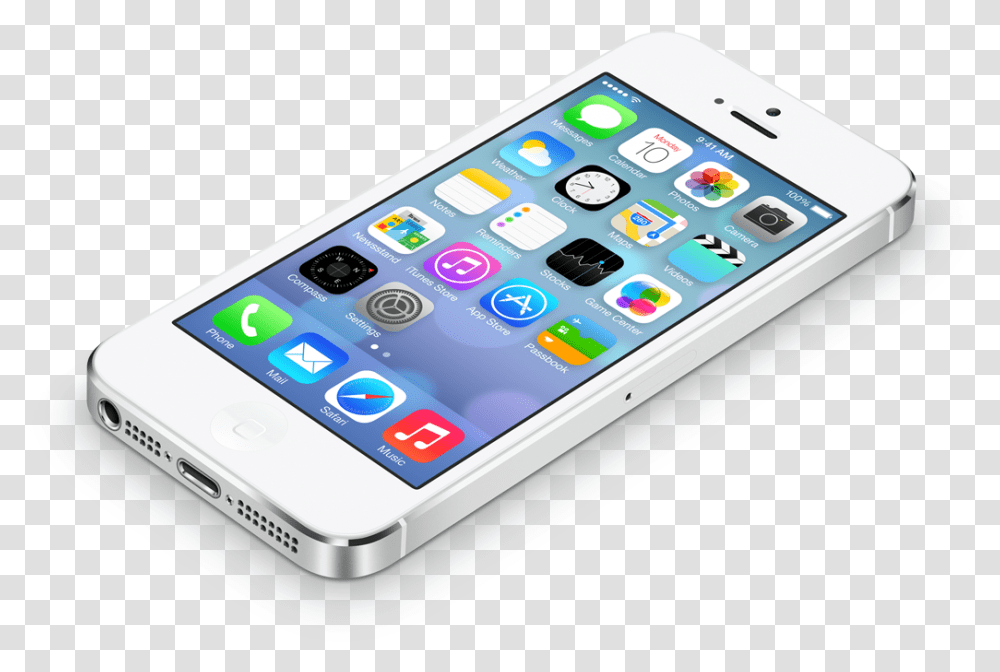 Ios 7u2032s Redesign Iphone Phone White Background, Electronics, Mobile Phone, Cell Phone Transparent Png