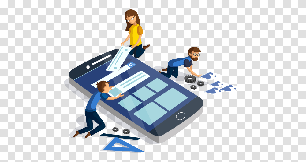 Ios App Development Vector, Person, Tabletop, Skateboard, Sport Transparent Png