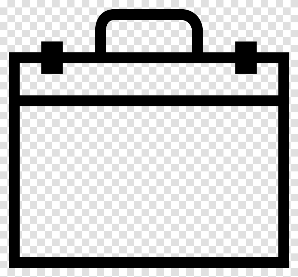 Ios Briefcase Outline Icon Free Download, Bag Transparent Png