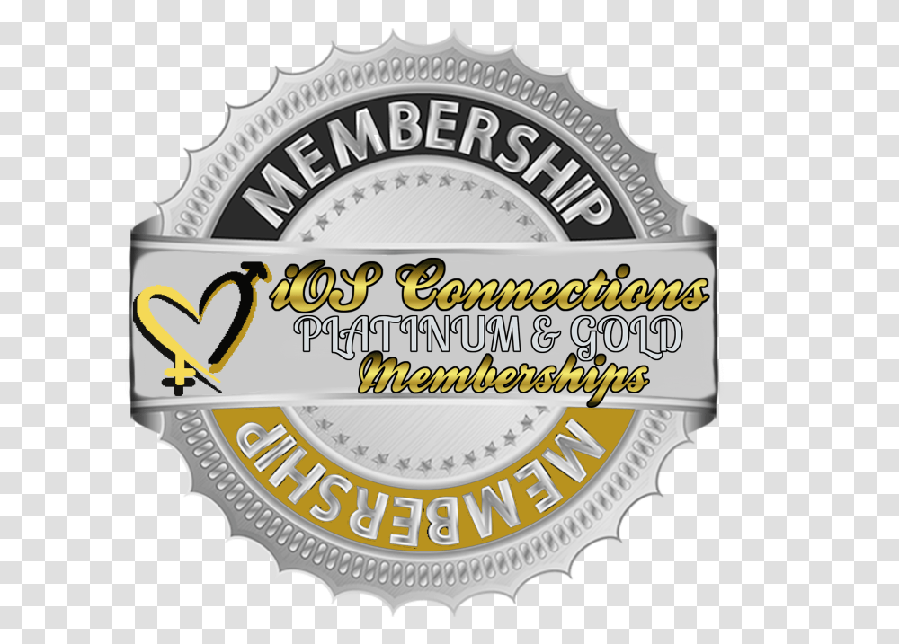 Ios Connections Ios Platinum And Gold Memberships Label, Text, Logo, Symbol, Trademark Transparent Png