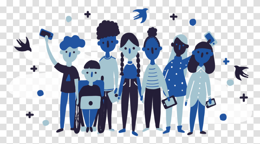 Ios Dev Jobs Crowd Cartoon, People, Person, Human, Family Transparent Png