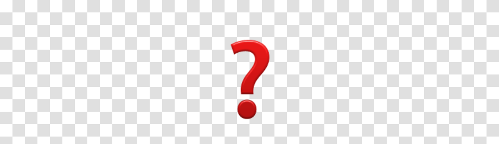 Ios Emoji Black Question Mark Ornament, Number Transparent Png