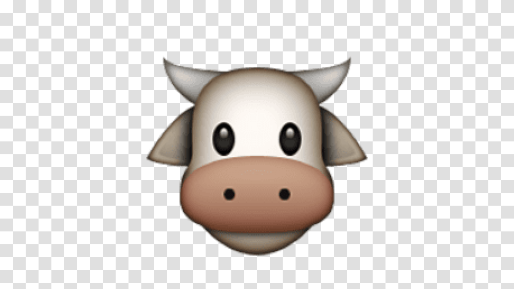 Ios Emoji Cow Face, Toy, Plush, Figurine, Animal Transparent Png
