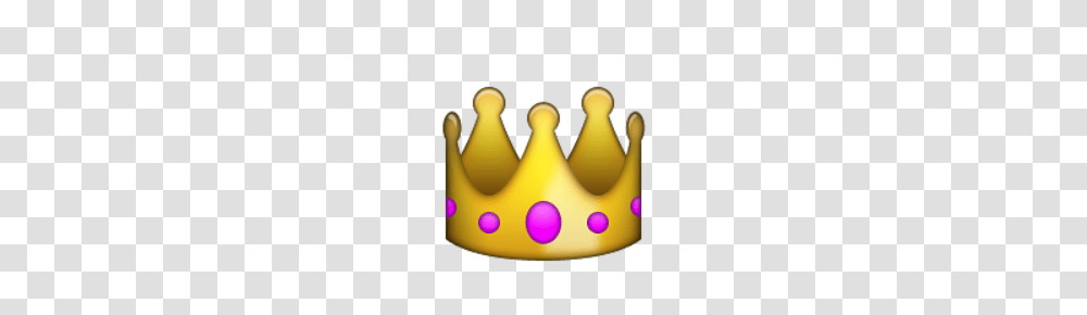 Ios Emoji Crown, Banana, Fruit, Plant, Food Transparent Png