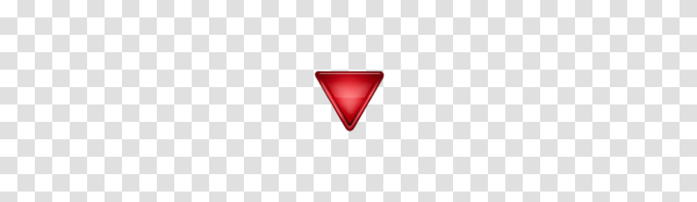 Ios Emoji Down Pointing Red Triangle, Cone Transparent Png