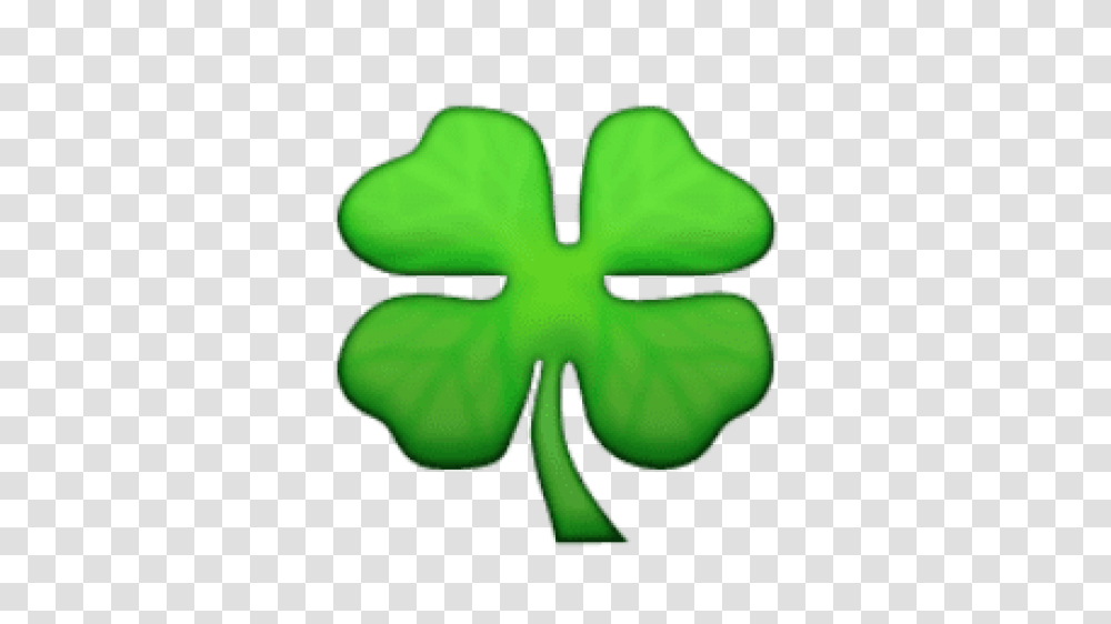 Ios Emoji Four Leaf Clover, Green, Toy, Plant, Vegetable Transparent Png