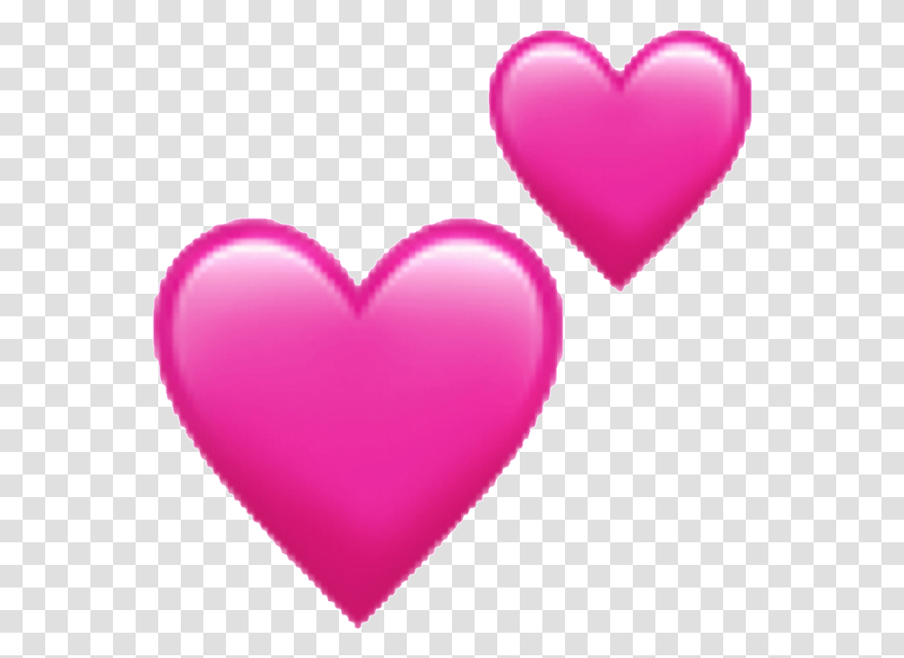 Ios Emoji Iphone Heart Hearts Spin Edit Stic Iphone Heart Emoji, Balloon, Cushion, Pillow Transparent Png