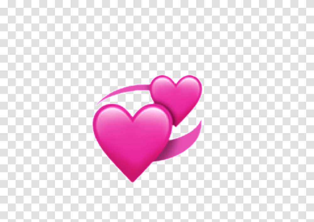 Ios Emoji Iphone Ios Heart Hearts Spin Edit Stic, Light, Label Transparent Png
