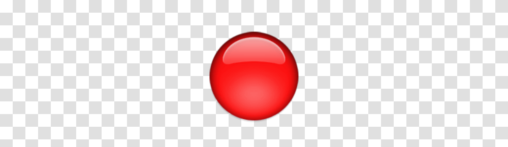 Ios Emoji Large Red Circle, Ball, Balloon, Sphere Transparent Png