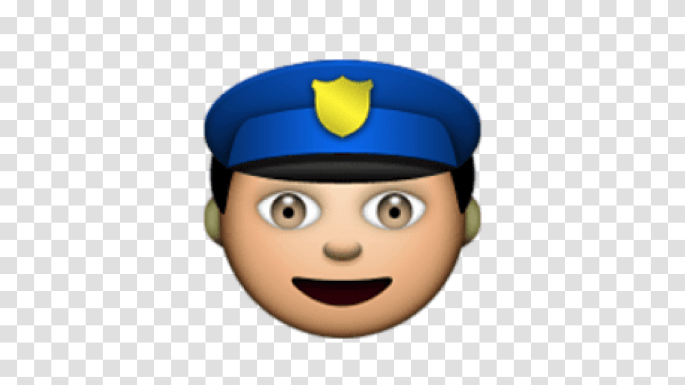 Ios Emoji Police Officer, Person, Human, Logo Transparent Png