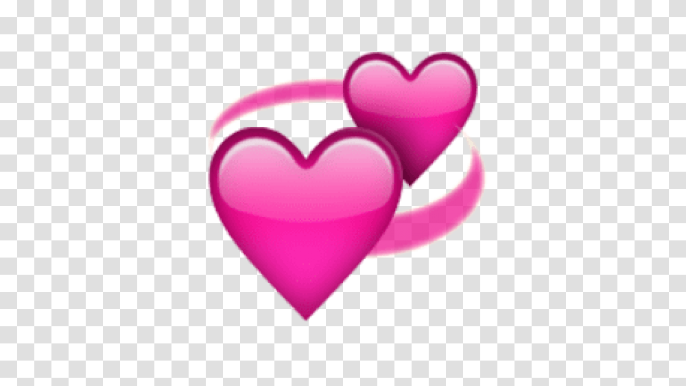 Revolving Hearts Emoji Heart Emoji And Heart Emoji, Purple Transparent ...