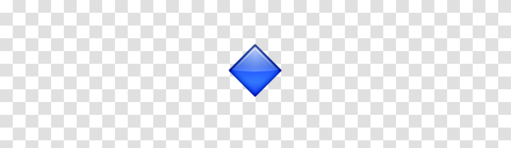 Ios Emoji Small Blue Diamond, Triangle, Lamp Transparent Png