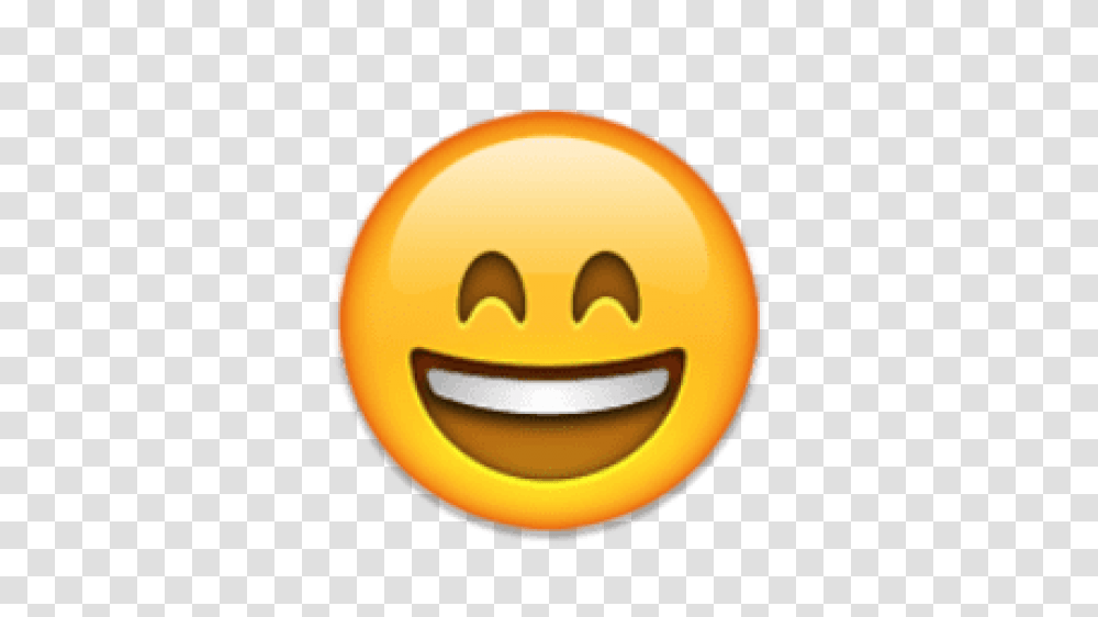 Ios Emoji Smiling Face With Open Mouth And Smiling Eyes, Sphere, Pac Man, Wasp, Bee Transparent Png