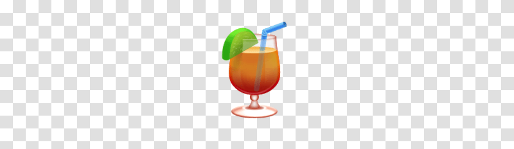 Ios Emoji Tropical Drink, Lamp, Cocktail, Alcohol, Beverage Transparent Png