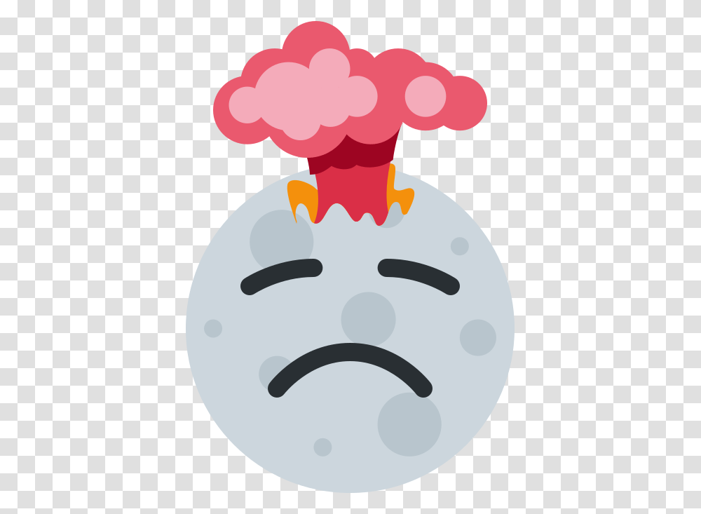 Ios Emoji Volcano, Nuclear, Head, Outdoors, Mountain Transparent Png