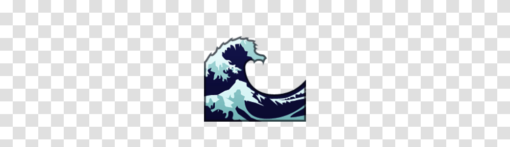 Ios Emoji Water Wave, Sea, Outdoors, Nature, Shoreline Transparent Png