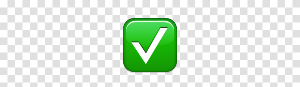 Ios Emoji White Heavy Check Mark, First Aid, Recycling Symbol, Sign Transparent Png