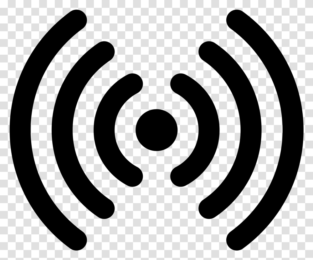 Ios Glyph Icon Radio Waves, Gray, World Of Warcraft Transparent Png