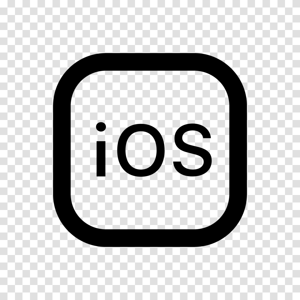 Ios Logo Icon, Gray, World Of Warcraft Transparent Png