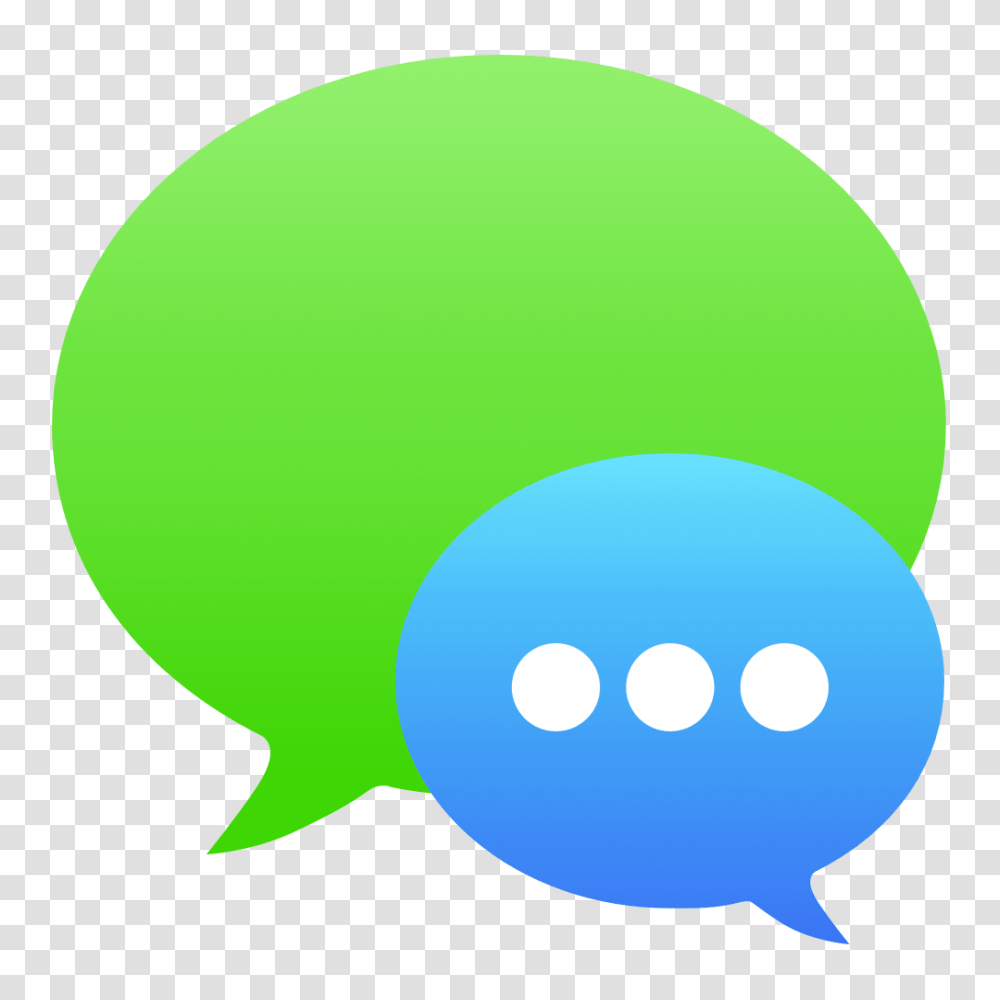 Ios Mac Icon Project Messages Updated Gadget Magazine, Balloon, Sphere, Light, Logo Transparent Png