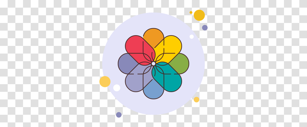 Ios Photos Icon In Circle Bubbles Style Phu, Accessories, Soccer Ball, Graphics, Floral Design Transparent Png