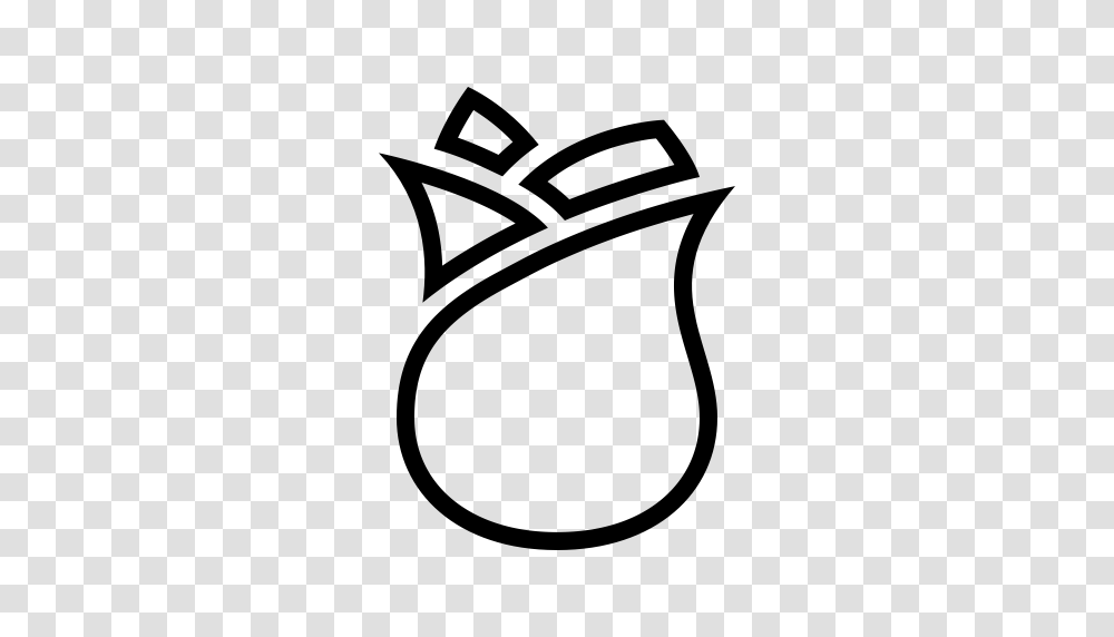 Ios Rose Outline Rose Icon With And Vector Format For Free, Gray, World Of Warcraft Transparent Png