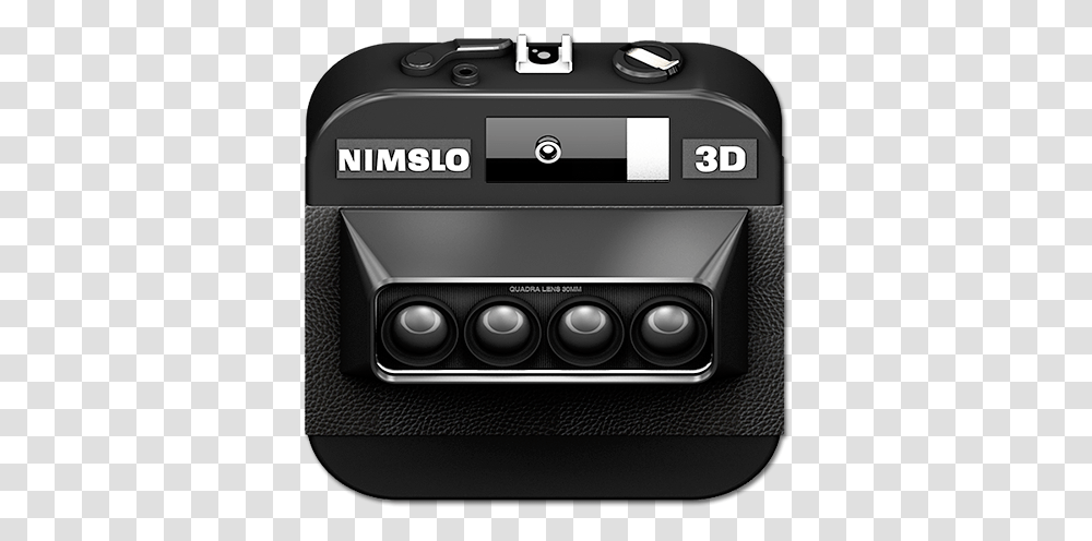 Ios Style Icon Of Nimslo 3d Camera Portable, Electronics, Stereo, Digital Camera, Cooktop Transparent Png