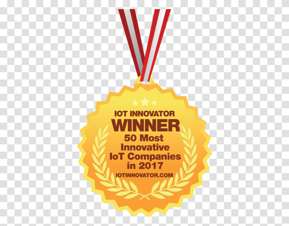 Iot Innovator Cielo It Sets Itself Apart In A Clouded Space Award Winner Logo, Gold, Trophy, Gold Medal, Poster Transparent Png