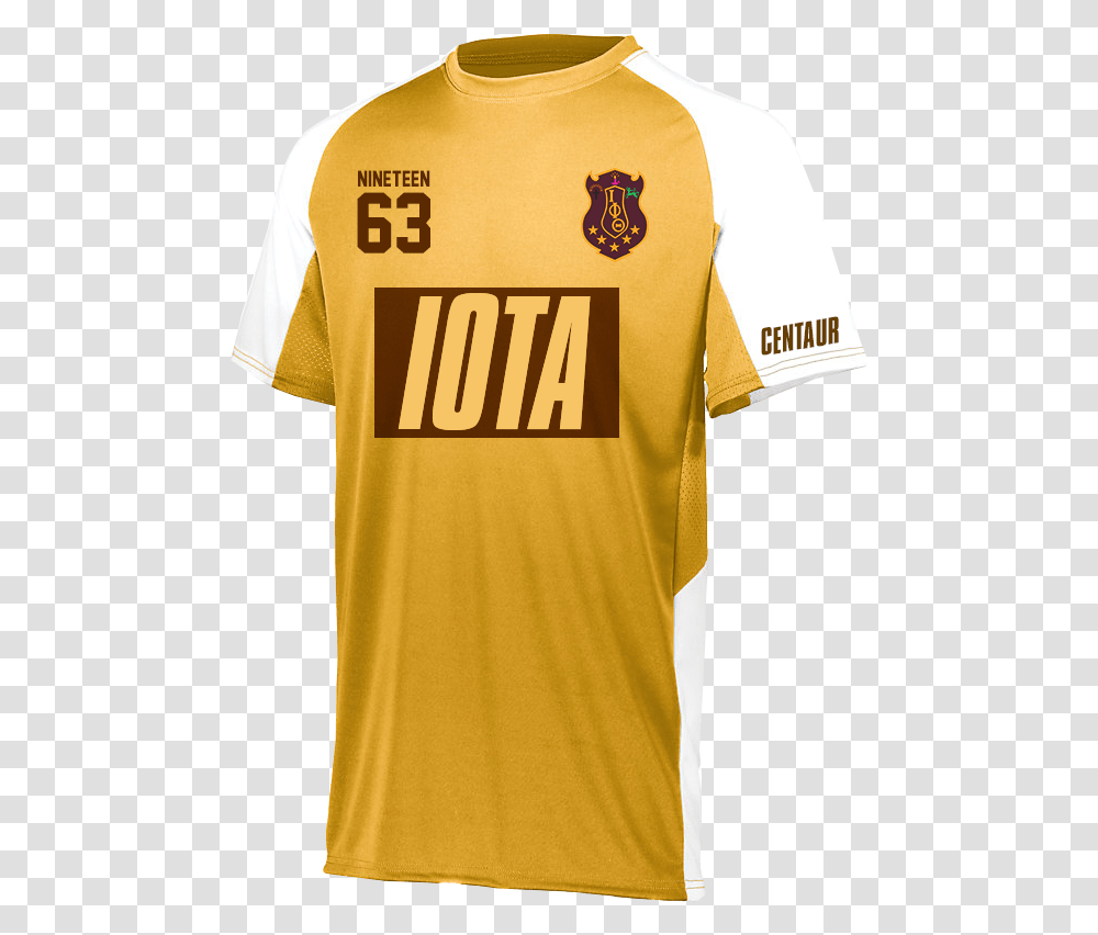 Iota Phi Theta Home Soccer Jersey La Rams T Shirts Yellow, Clothing, Apparel Transparent Png