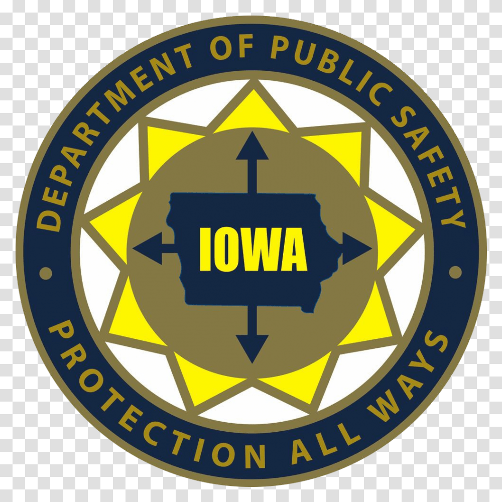 Iowa Department Of Public Safety, Logo, Trademark, Badge Transparent Png