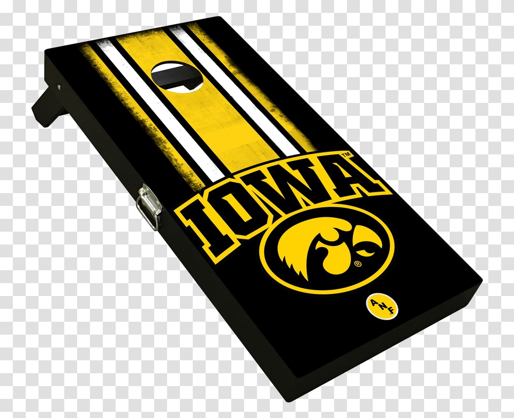 Iowa Hawkeye Boards Anf Emblem, Text, Electronics, Symbol, Dynamite Transparent Png