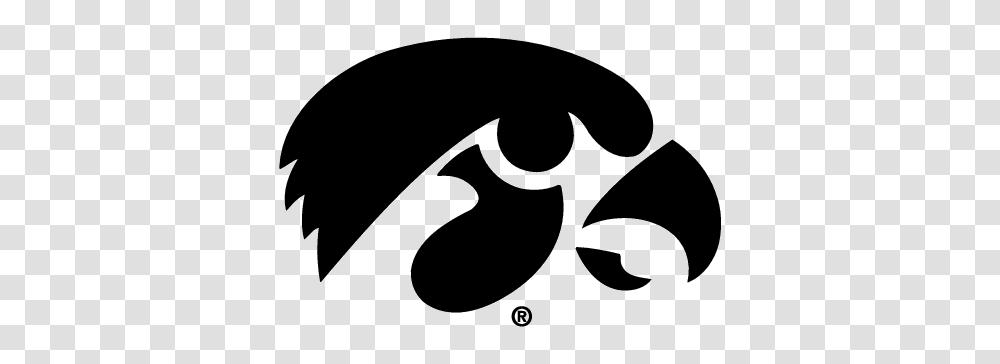 Iowa Hawkeye Stencil Group With Items, Bow, Logo, Trademark Transparent Png