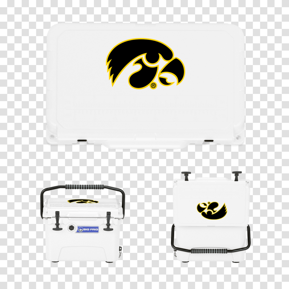 Iowa Hawkeyes Tigerhawk Cooler, White Board, Cushion, Pillow, Briefcase Transparent Png