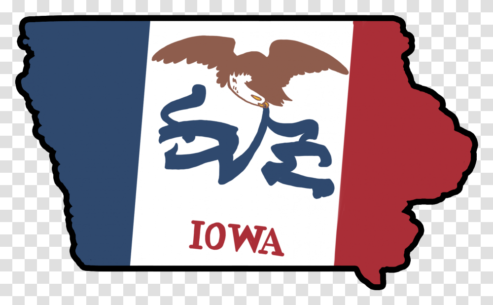 Iowa State Flag, Label, Poster, Advertisement Transparent Png