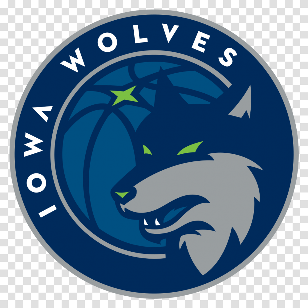 Iowa Wolves Iowa Wolves Logo, Symbol, Trademark, Text, Badge Transparent Png