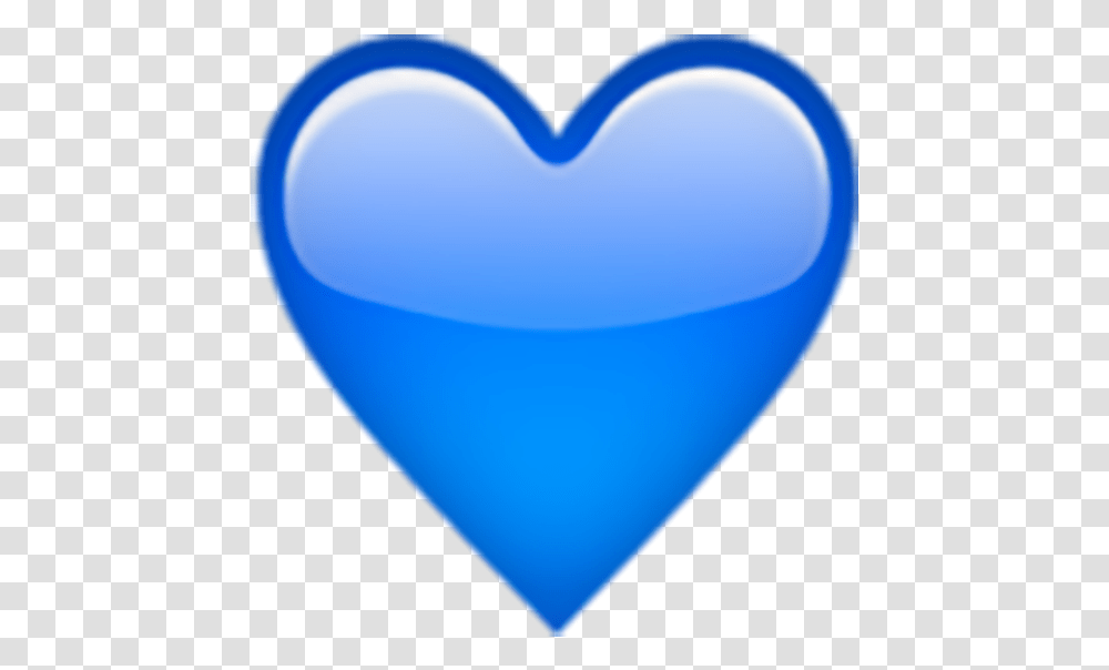 Ip Emoji Blue Heart, Balloon, Pillow, Cushion, Plectrum Transparent Png