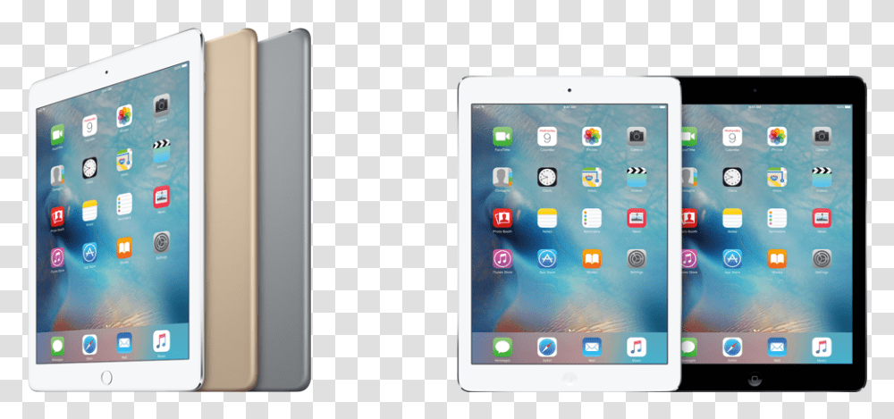 Ipad Air 2 With Wi Fi Side By Side Ipad And Ipad Mini, Mobile Phone, Electronics, Cell Phone, Computer Transparent Png